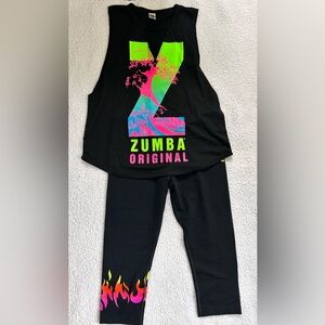 Matching set! Zumba Original Tank & Matching Capri Leggings